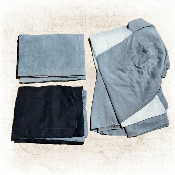 Martex Pillow Cover And Bed Skirt Gray 2 Piece Pillow Sham Set Stylish and Soft - Picture 2 of 16